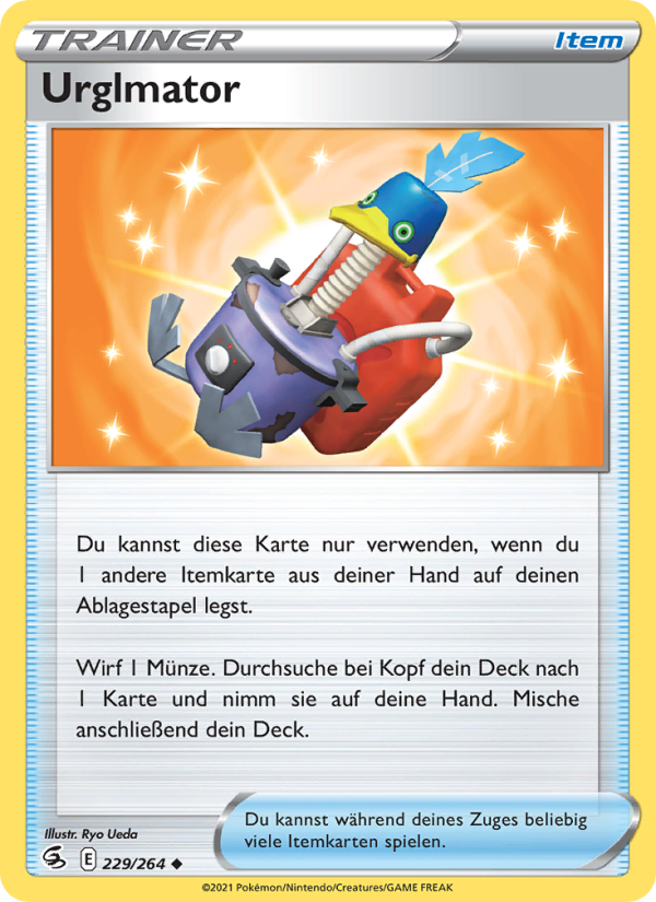 Urglmator 229 — Fusions Angriff (German Pokémon TCG card)
