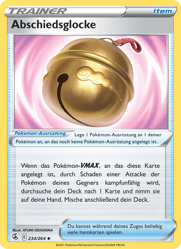 Abschiedsglocke 234 — Fusions Angriff (German Pokémon TCG card)