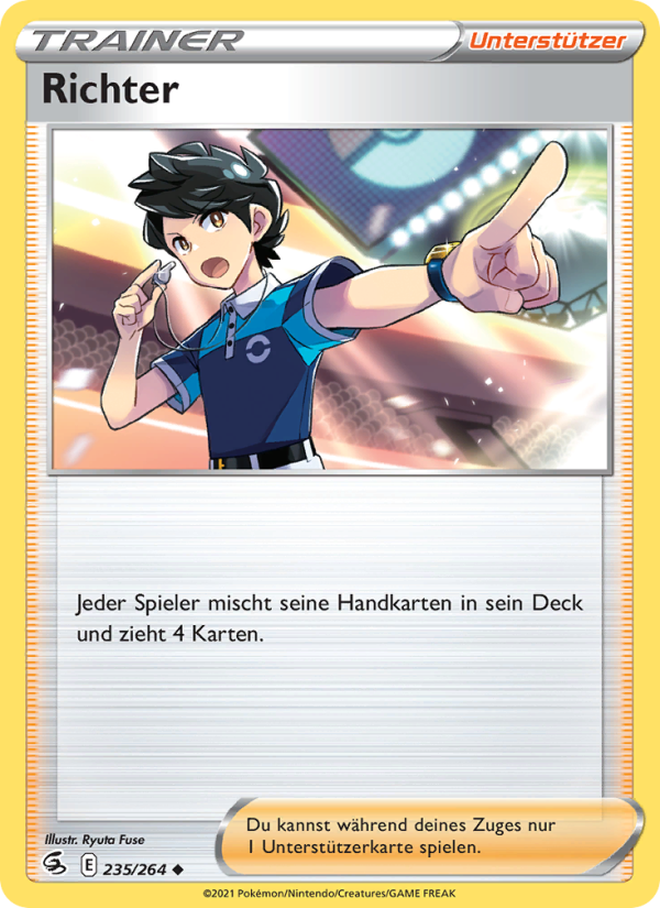 Richter 235 — Fusions Angriff (German Pokémon TCG card)