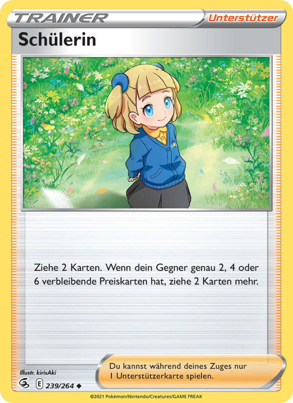 Schülerin 239 — Fusions Angriff (German Pokémon TCG card)