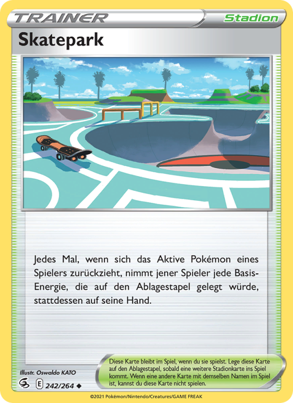 Skatepark 242 — Fusions Angriff (German Pokémon TCG card)