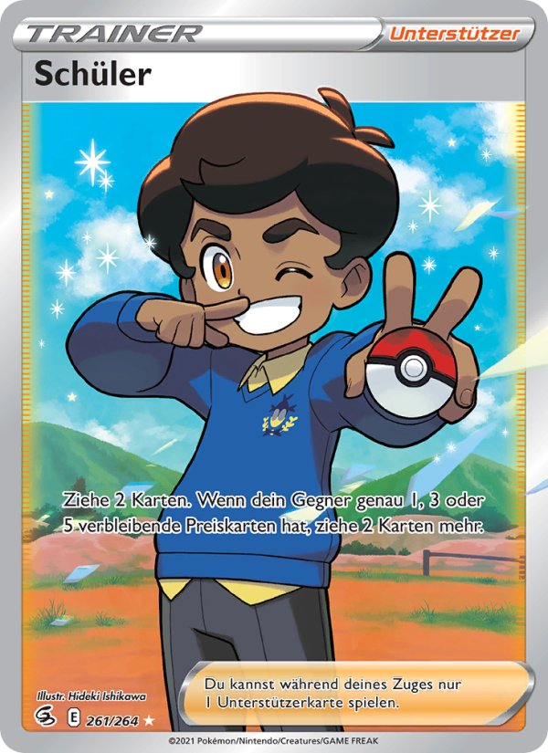 Schüler 261 — Fusions Angriff (German Pokémon TCG card)