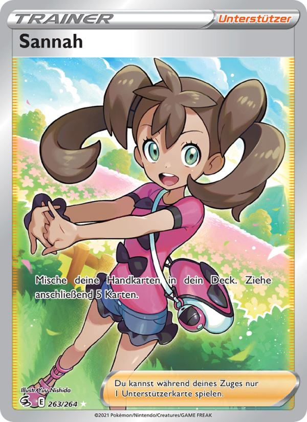 Sannah 263 — Fusions Angriff (German Pokémon TCG card)