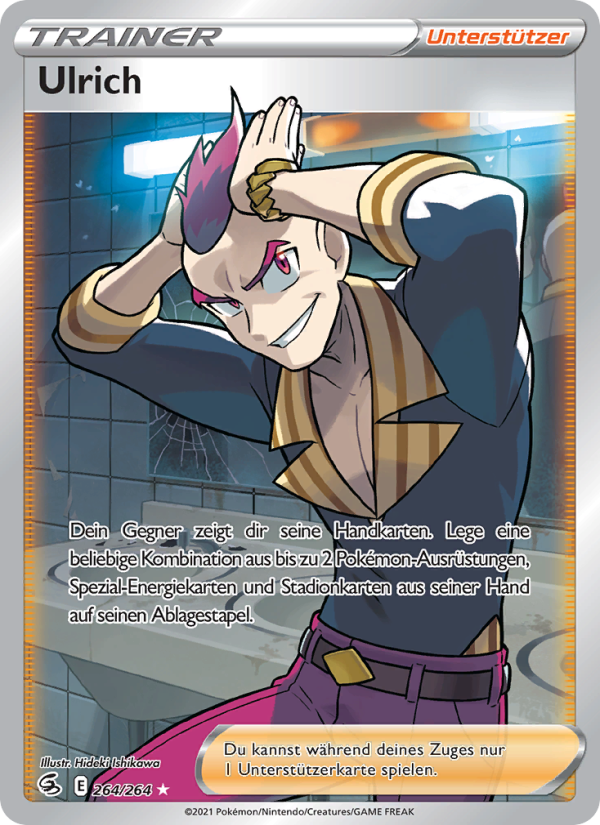 Ulrich 264 — Fusions Angriff (German Pokémon TCG card)