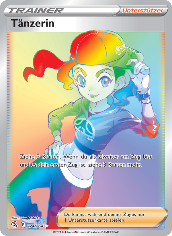 Tänzerin 274 — Fusions Angriff (German Pokémon TCG card)