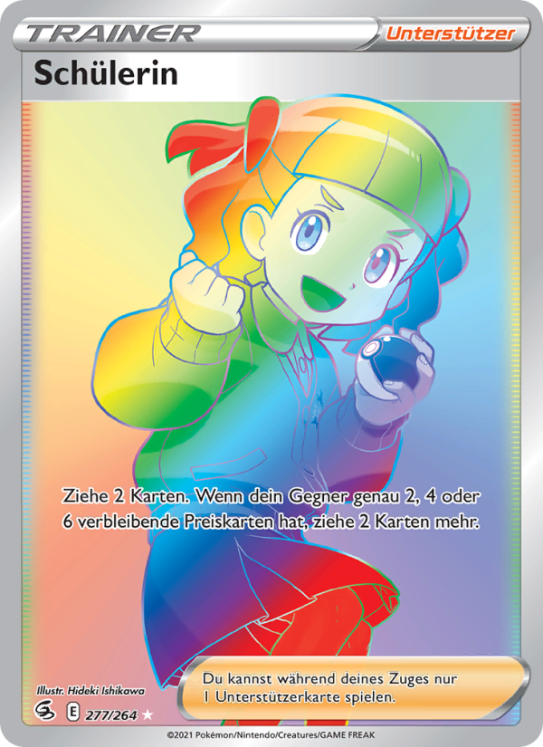 Schülerin 277 — Fusions Angriff (German Pokémon TCG card)