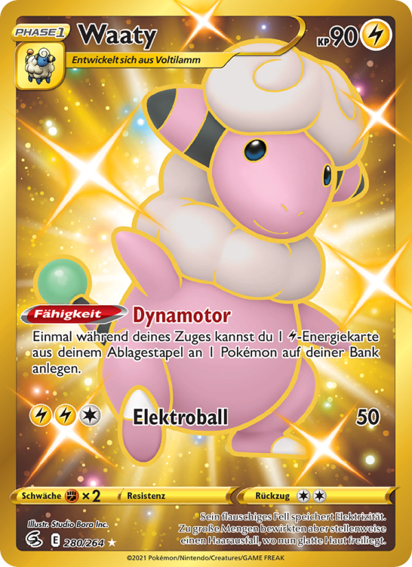 Waaty 280 — Fusions Angriff (German Pokémon TCG card)