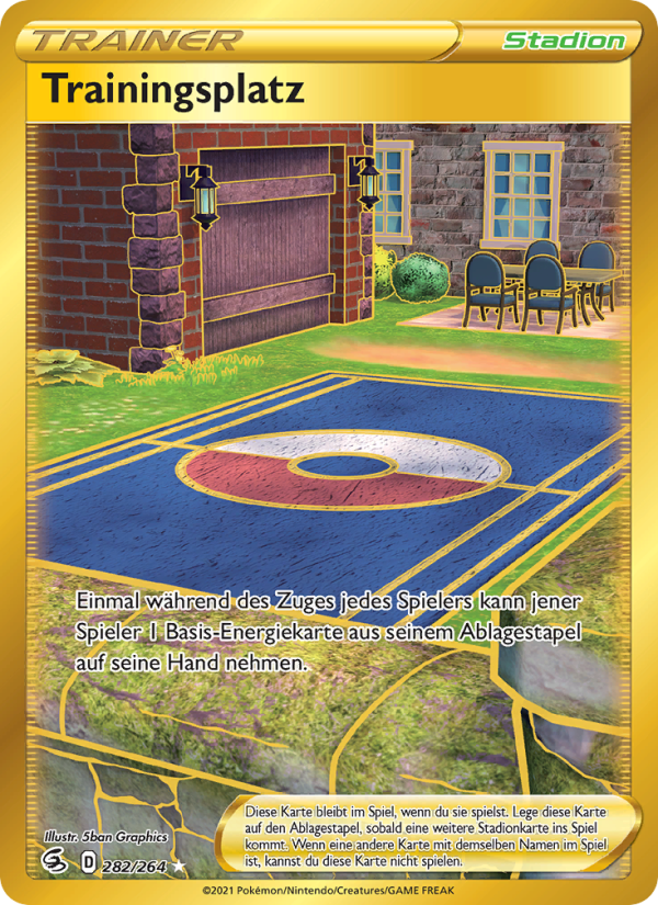 Trainingsplatz 282 — Fusions Angriff (German Pokémon TCG card)