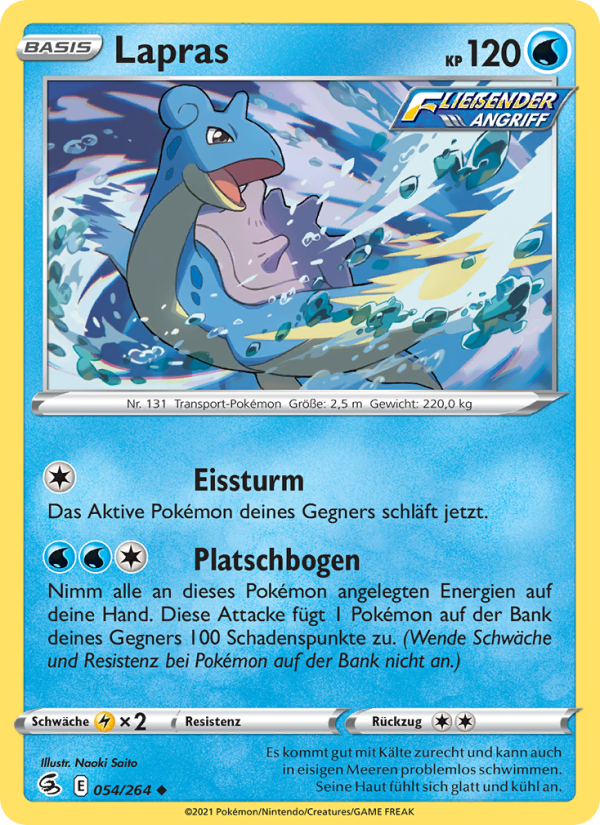 Lapras 54 — Fusions Angriff (German Pokémon TCG card)