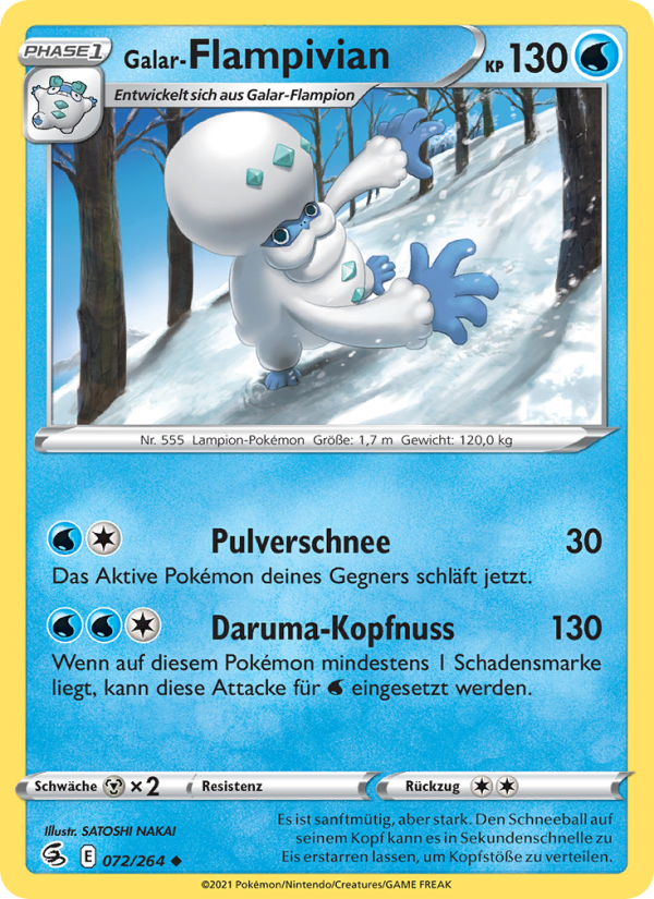 Galar-Flampivian Pokémon TCG cards