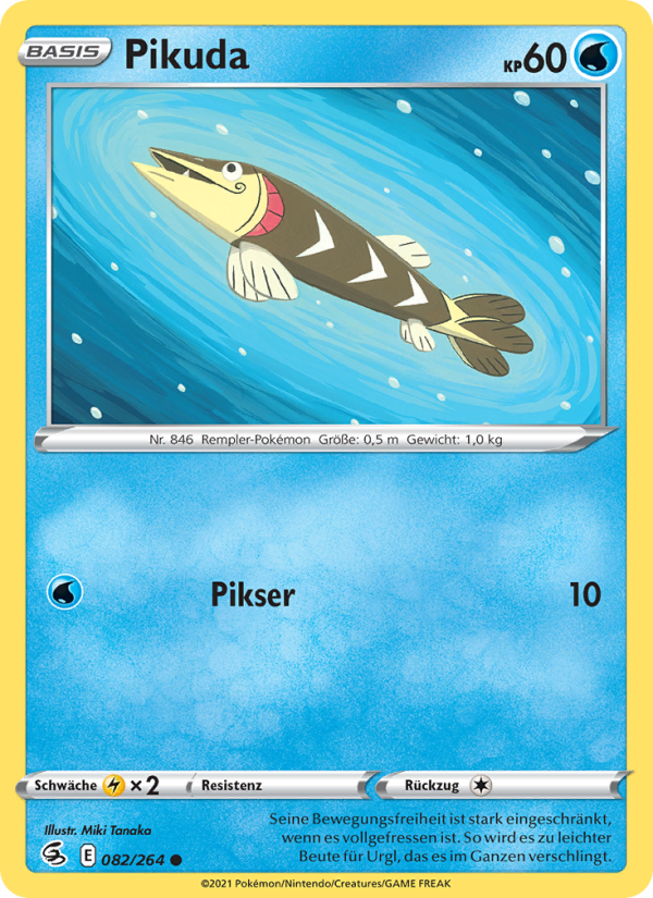 Pikuda 82 — Fusions Angriff (German Pokémon TCG card)