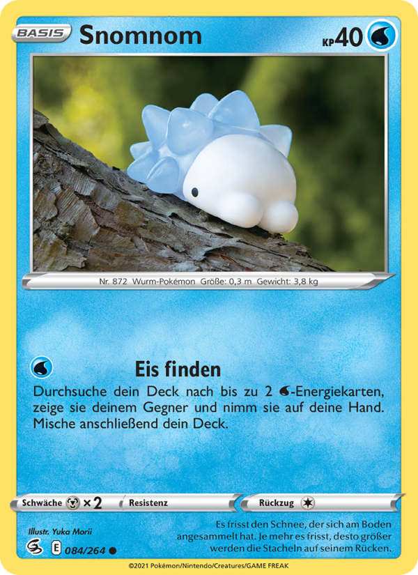 Snomnom 84 — Fusions Angriff (German Pokémon TCG card)
