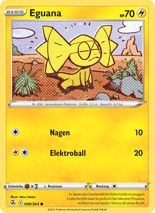 Eguana Pokémon TCG cards