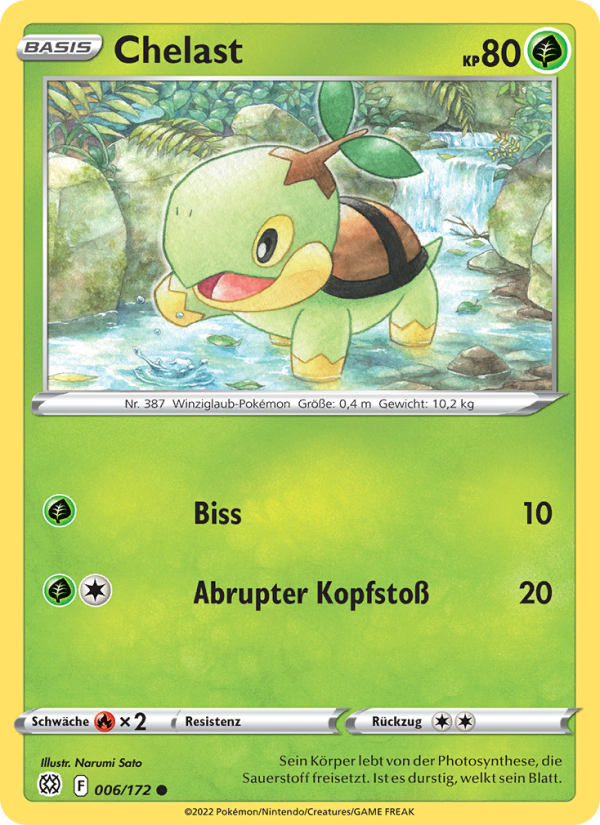 Chelast Pokémon TCG cards