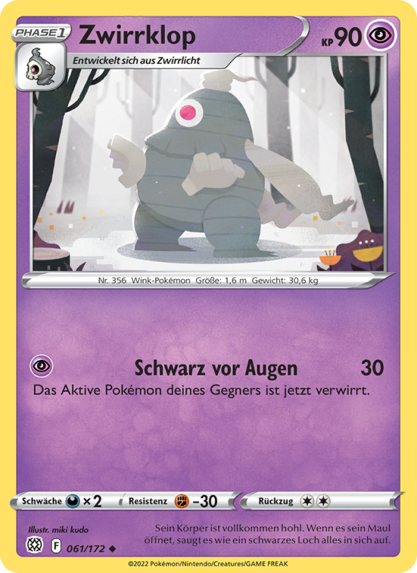 Zwirrklop Pokémon TCG cards