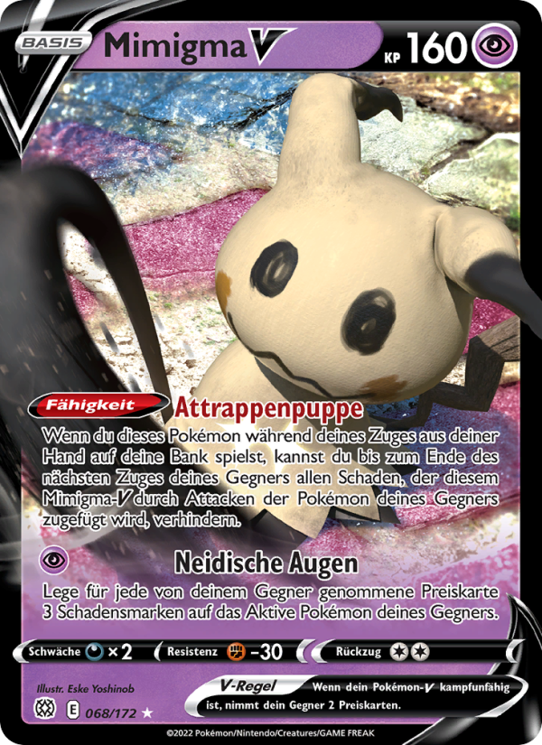 Mimigma V 068 — Brilliant Stars (German Pokémon TCG card)