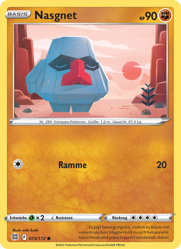 Nasgnet 073 — Brilliant Stars (German Pokémon TCG card)