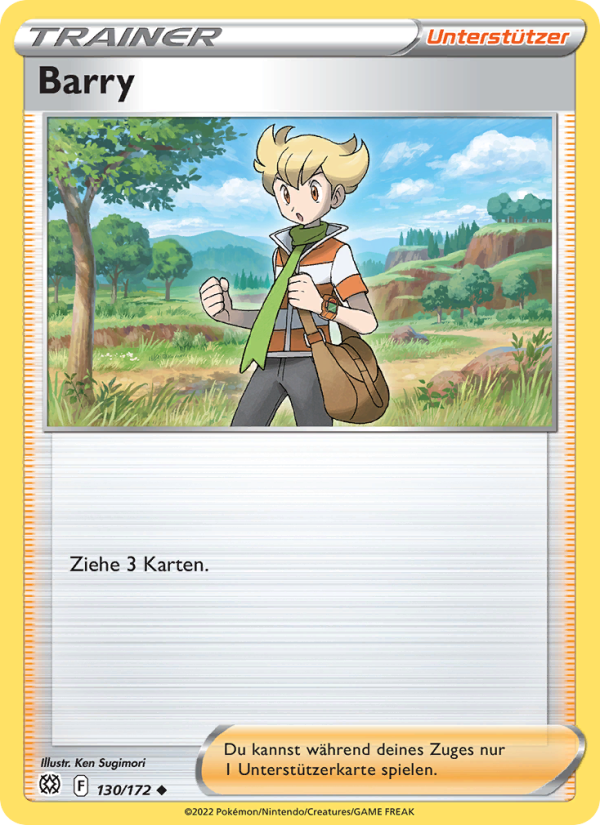 Barry 130 — Strahlende Sterne (German Pokémon TCG card)