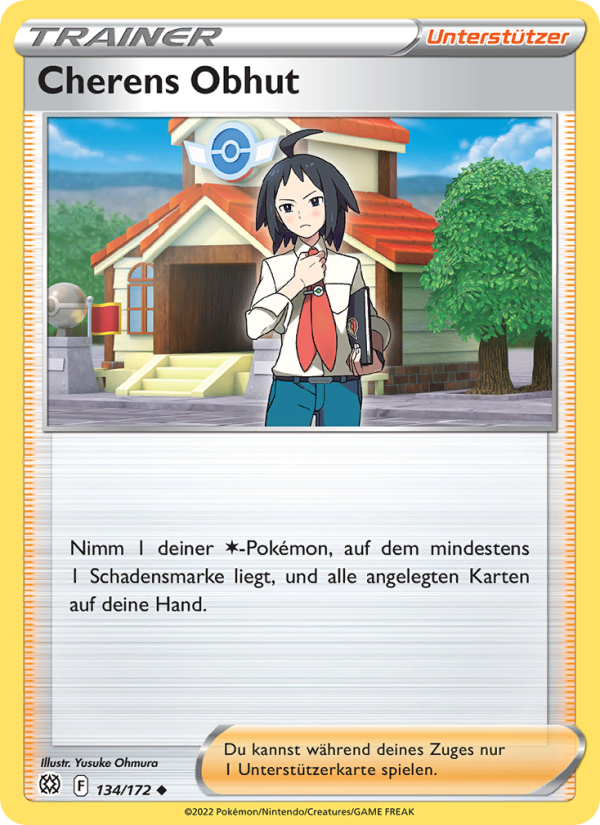Cherens Obhut 134 — Strahlende Sterne (German Pokémon TCG card)