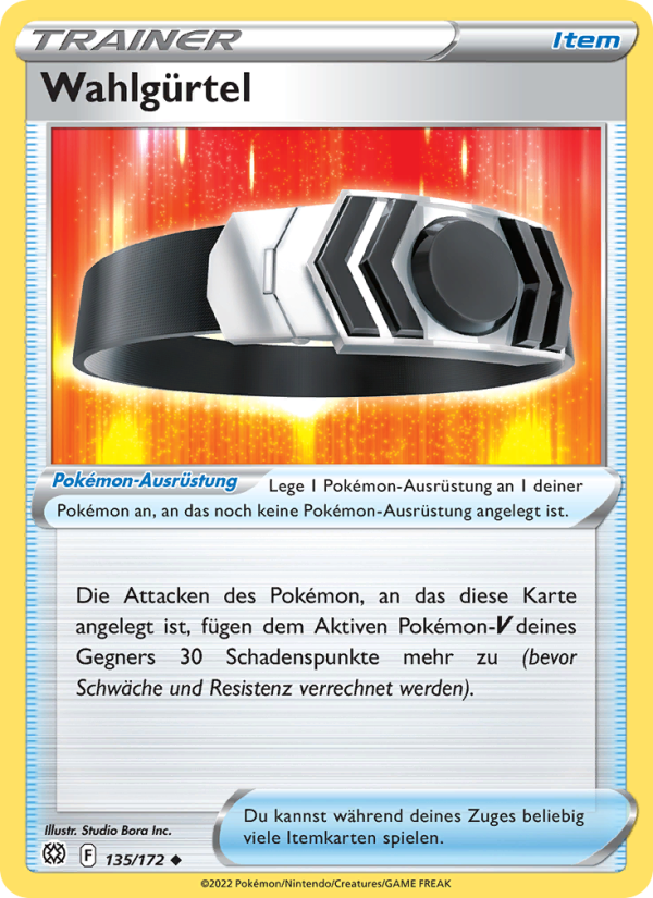 Wahlgürtel 135 — Strahlende Sterne (German Pokémon TCG card)