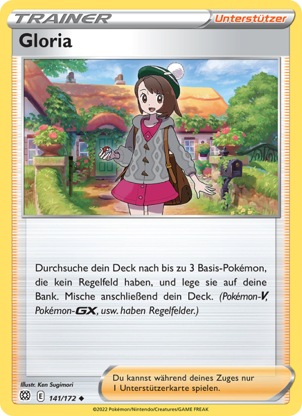 Gloria 141 — Strahlende Sterne (German Pokémon TCG card)