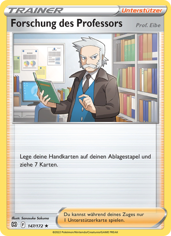Forschung des Professors 147 — Strahlende Sterne (German Pokémon TCG card)