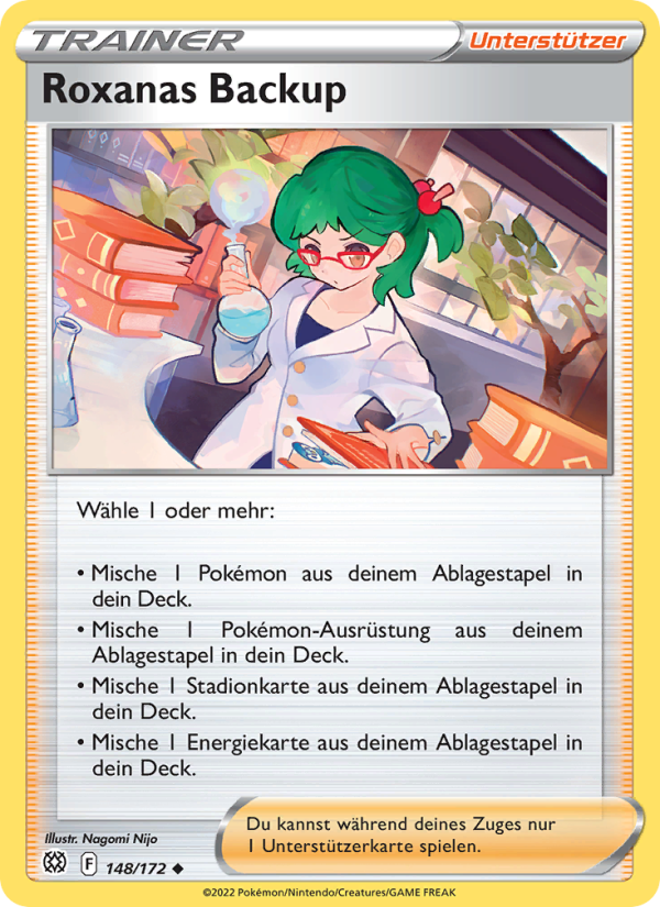 Roxanas Backup 148 — Strahlende Sterne (German Pokémon TCG card)