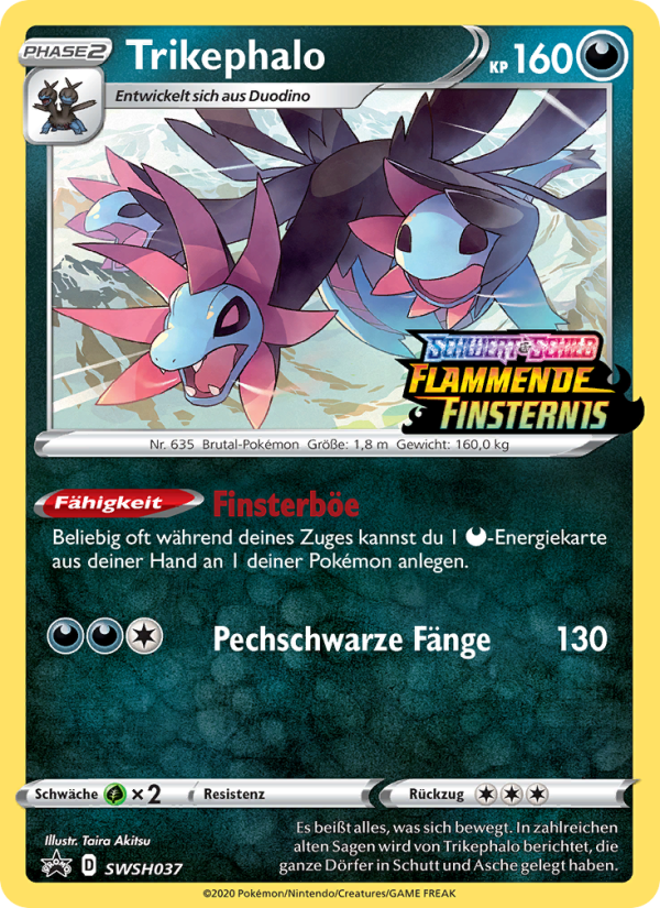 Trikephalo SWSH037 — SCSC Promokarten (German Pokémon TCG card)