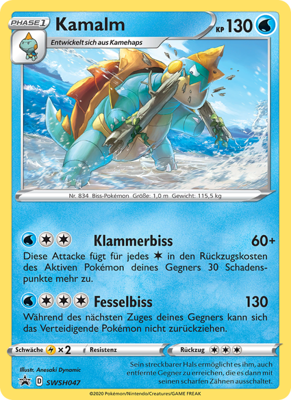 Kamalm SWSH047 — SCSC Promokarten (German Pokémon TCG card)