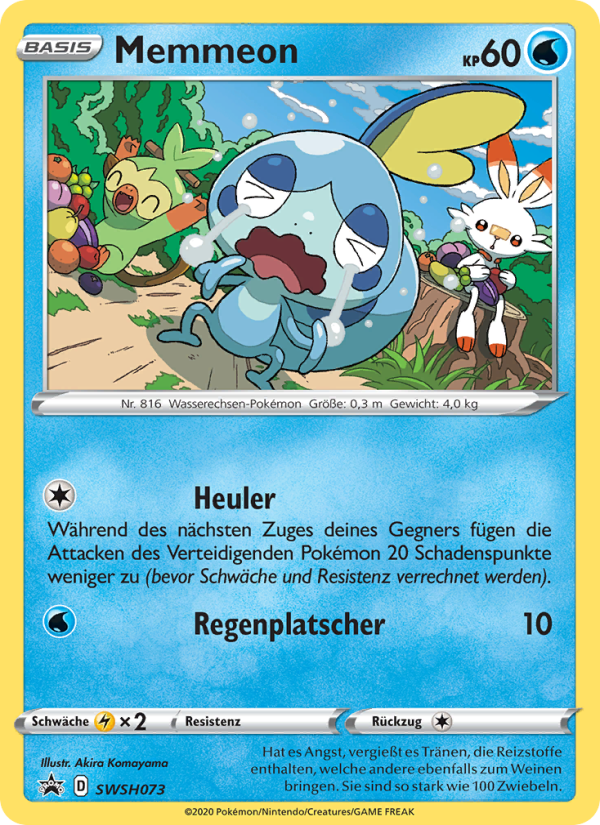 Memmeon SWSH073 — SCSC Promokarten (German Pokémon TCG card)