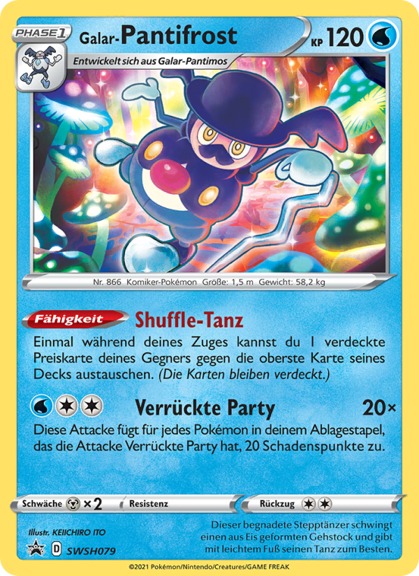 Galar-Pantifrost SWSH079 — SCSC Promokarten (German Pokémon TCG card)