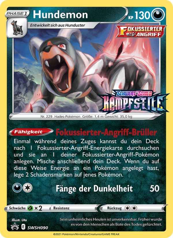 Hundemon SWSH090 — SCSC Promokarten (German Pokémon TCG card)