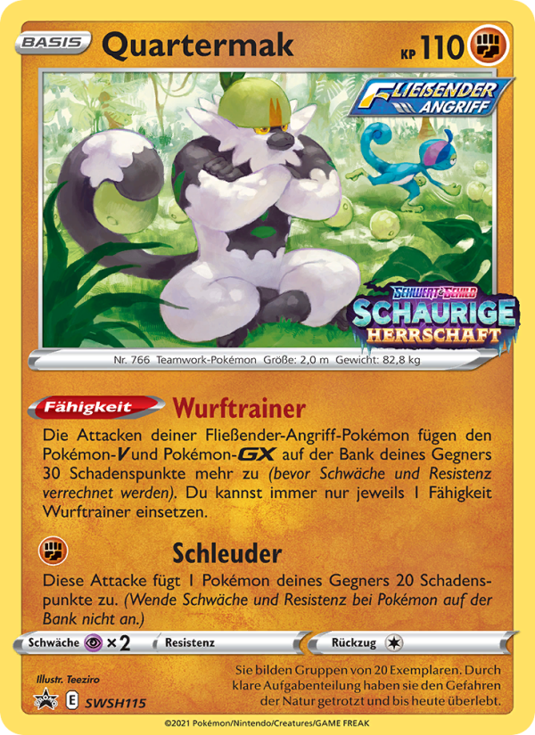 Quartermak SWSH115 — SCSC Promokarten (German Pokémon TCG card)