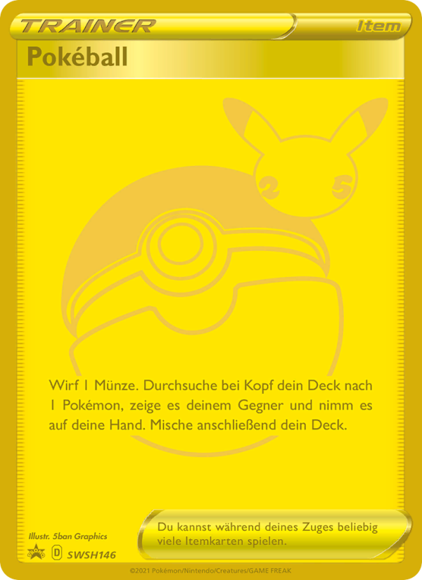 Pokéball SWSH146 — SCSC Promokarten (German Pokémon TCG card)