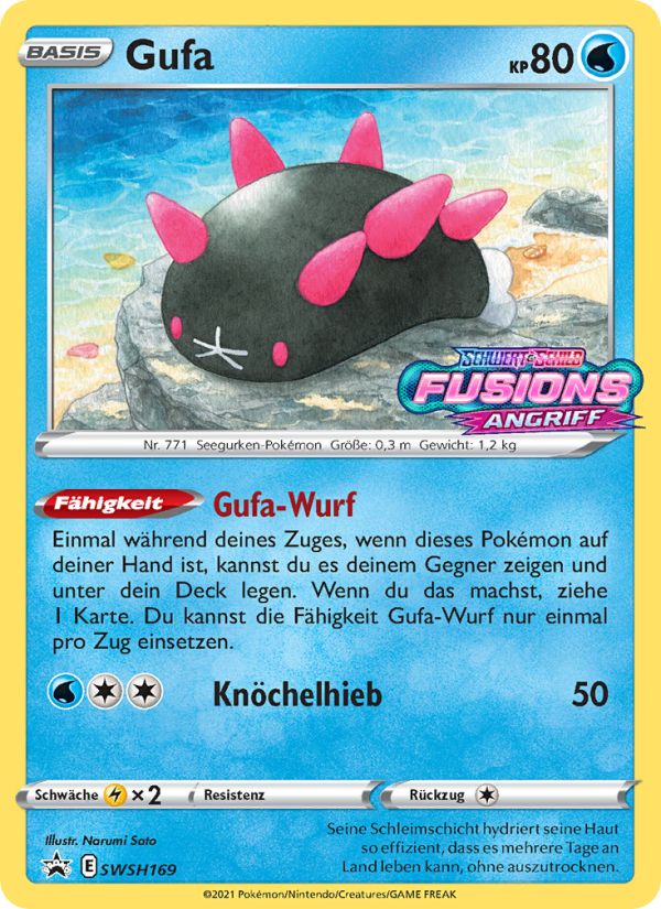 Gufa SWSH169 — SCSC Promokarten (German Pokémon TCG card)