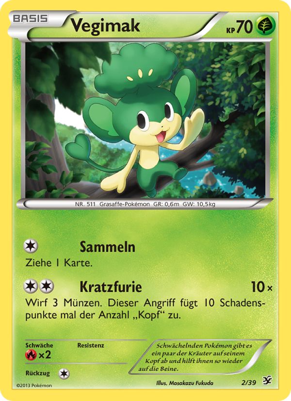 Vegimak 2 — Kalos Starter Set (German Pokémon TCG card)