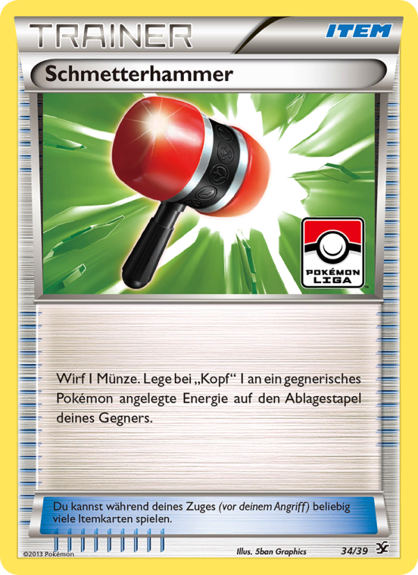Schmetterhammer 34 — Willkommen in Kalos (German Pokémon TCG card)