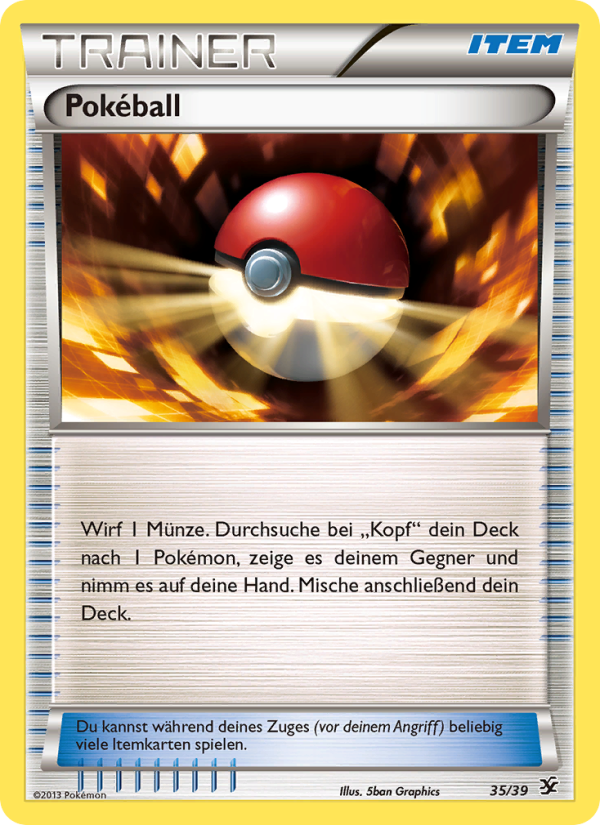 Pokéball 35 — Willkommen in Kalos (German Pokémon TCG card)