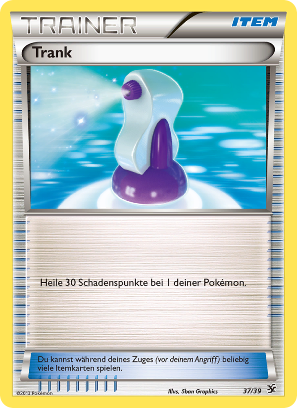 Trank 37 — Willkommen in Kalos (German Pokémon TCG card)