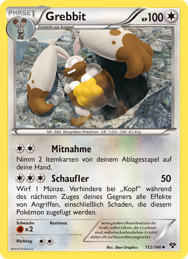 Grebbit 112 — XY (German Pokémon TCG card)