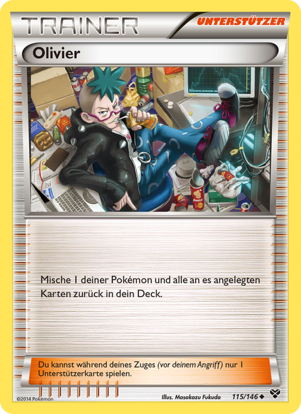 Olivier 115 — XY (German Pokémon TCG card)