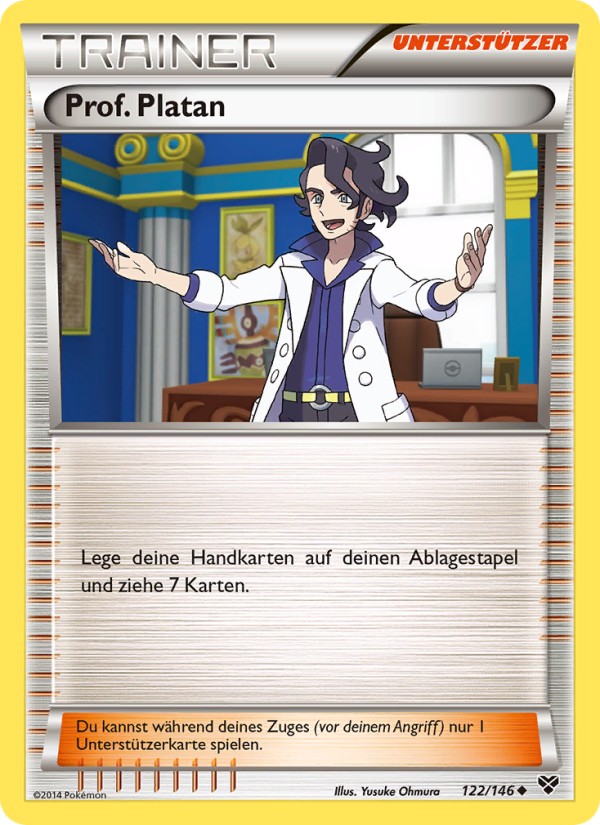 Prof. Platan 122 — XY (German Pokémon TCG card)