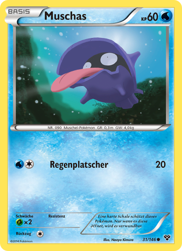 Muschas 31 — XY (German Pokémon TCG card)