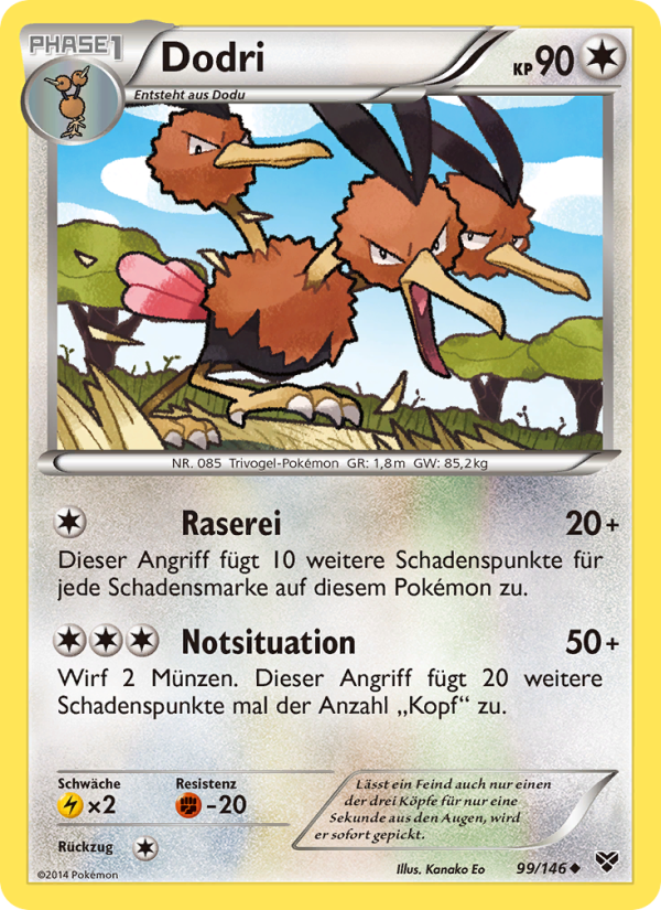 Dodri 99 — XY (German Pokémon TCG card)