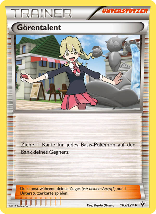 Görentalent 103 — Schicksalsschmiede (German Pokémon TCG card)