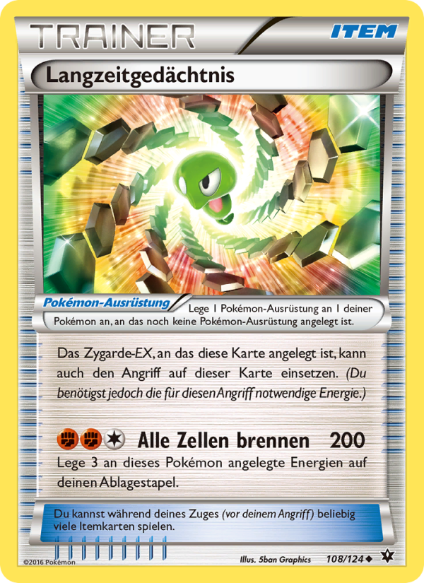 Langzeitgedächtnis 108 — Schicksalsschmiede (German Pokémon TCG card)