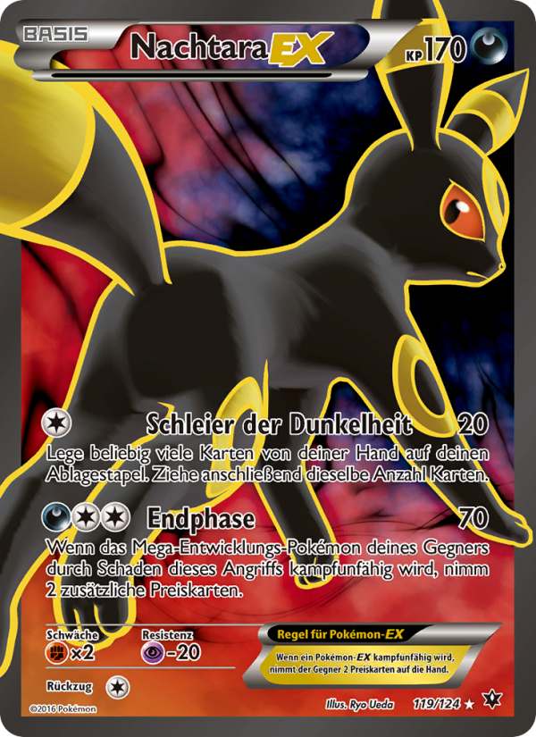 Nachtara EX 119 — Schicksalsschmiede (German Pokémon TCG card)