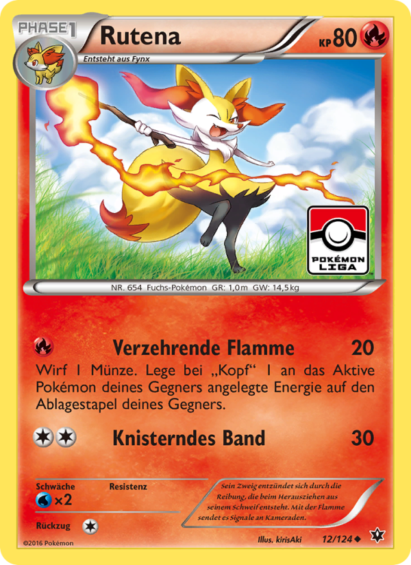 Rutena 12 — Fates Collide (German Pokémon TCG card)