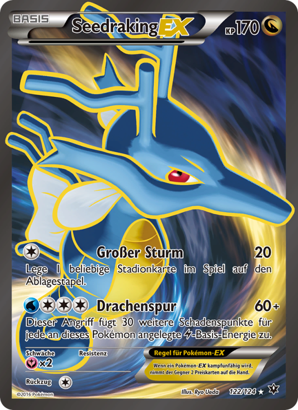 Seedraking EX 122 — Schicksalsschmiede (German Pokémon TCG card)