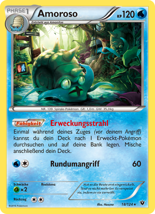 Amoroso 18 — Fates Collide (German Pokémon TCG card)